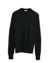 Sandro Checked Pattern Texture Sweater In Dark Grey Wool In Grey