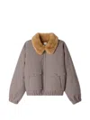 Sandro Checked-pattern Bomber Jacket In Brown