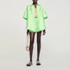 Sandro Chemise Oversized Satinée