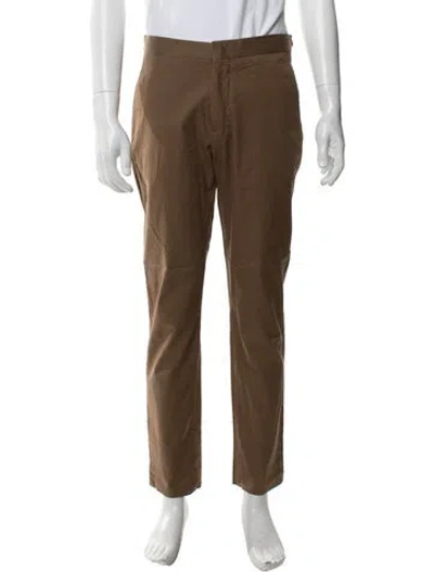 Pre-owned Sandro Chinos In Brown