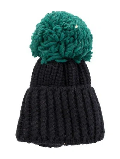 Pre-owned Sandro Chunky Knit Beanie  W/tags In Blue