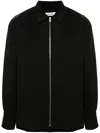 Sandro Cotton Jacket In Black