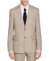 Sandro Classic Fit Suit Jacket In Taupe