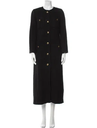 Pre-owned Sandro Coat In Black