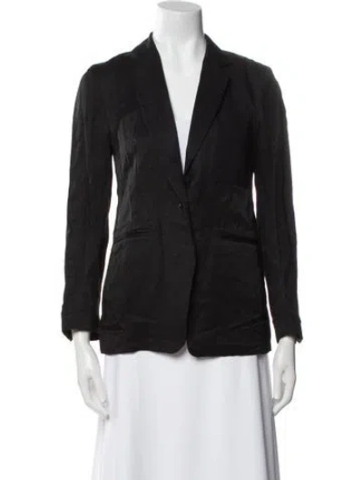 Pre-owned Sandro Coat In Black