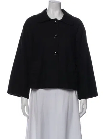 Pre-owned Sandro Coat In Black