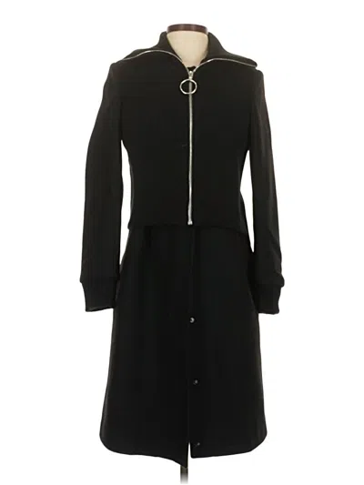 Pre-owned Sandro Coat In Black