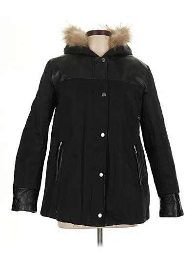 Pre-owned Sandro Coat In Black