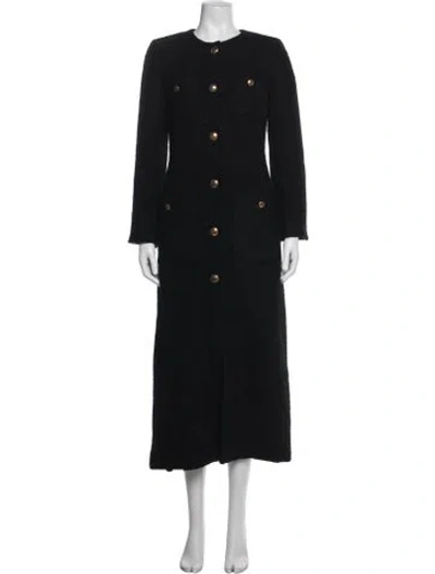 Pre-owned Sandro Coat In Black