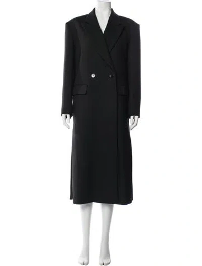 Pre-owned Sandro Coat In Black