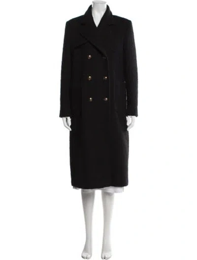 Pre-owned Sandro Coat In Black