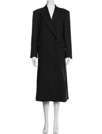 Pre-owned Sandro Coat In Black
