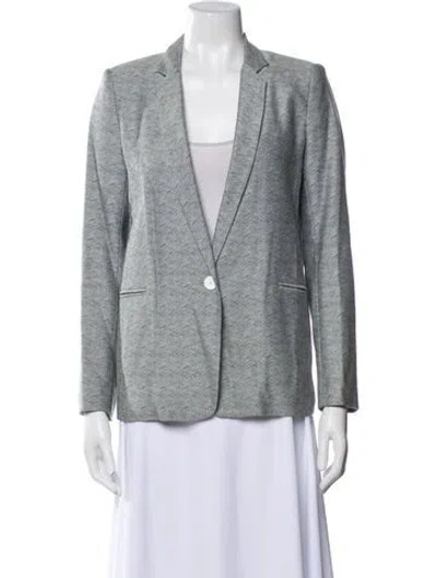 Pre-owned Sandro Coat In Blue