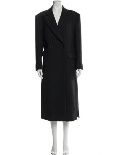 Pre-owned Sandro Coat In Blue