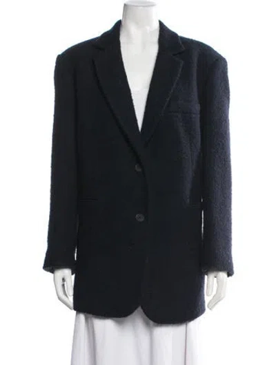 Pre-owned Sandro Coat In Blue