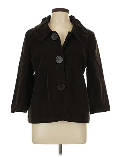 Pre-owned Sandro Coat In Brown