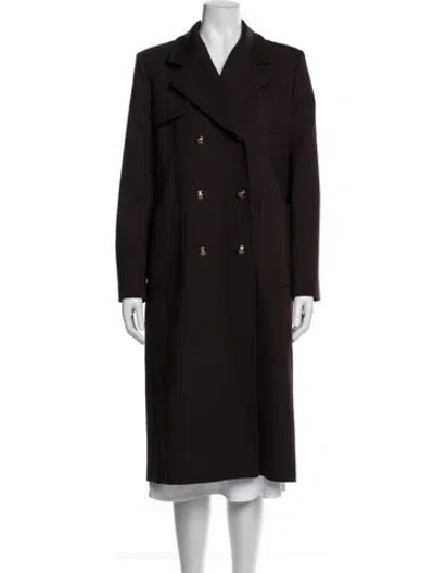Pre-owned Sandro Coat In Brown