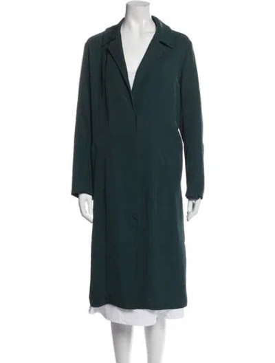 Pre-owned Sandro Coat In Green
