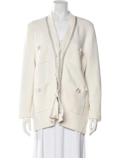 Pre-owned Sandro Coat In Neutral