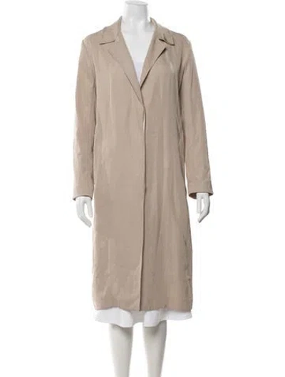 Pre-owned Sandro Coat In Neutral