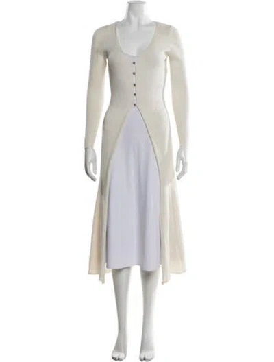 Pre-owned Sandro Coat In Neutrals