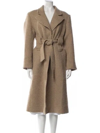 Pre-owned Sandro Coat In Neutrals