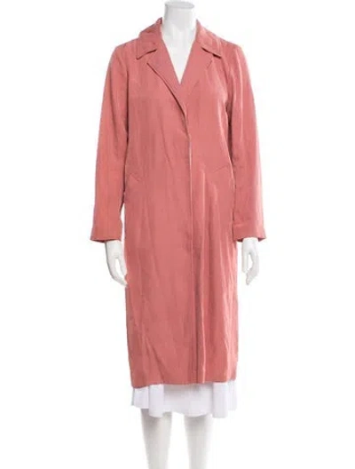 Pre-owned Sandro Coat In Pink