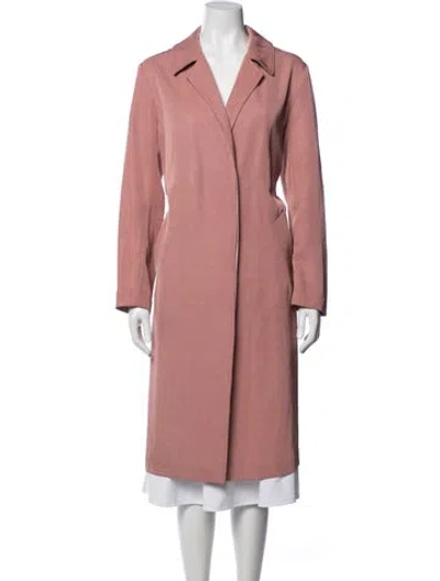 Pre-owned Sandro Coat In Pink