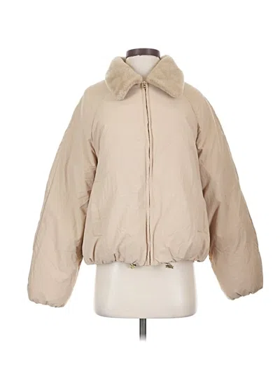 Pre-owned Sandro Coat In Tan