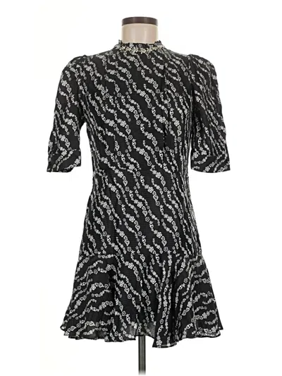 Pre-owned Sandro Cocktail Dress In Black