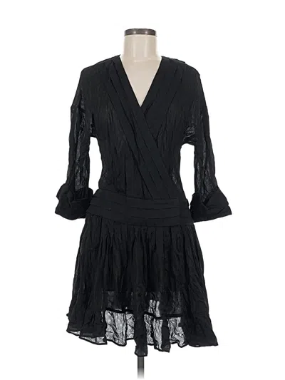 Pre-owned Sandro Cocktail Dress In Black