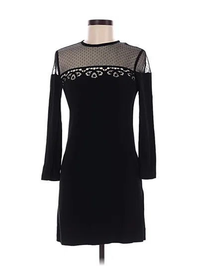 Pre-owned Sandro Cocktail Dress In Black