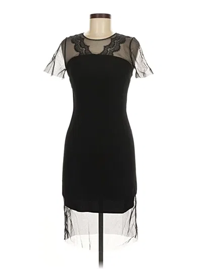 Pre-owned Sandro Cocktail Dress In Black