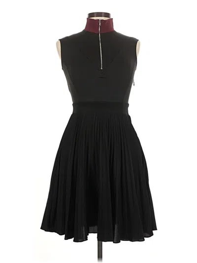 Pre-owned Sandro Cocktail Dress In Black
