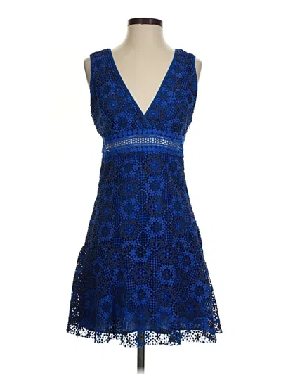 Pre-owned Sandro Cocktail Dress In Blue
