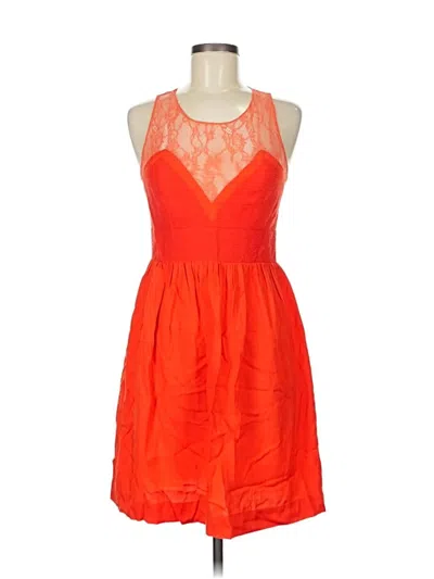 Pre-owned Sandro Cocktail Dress In Orange