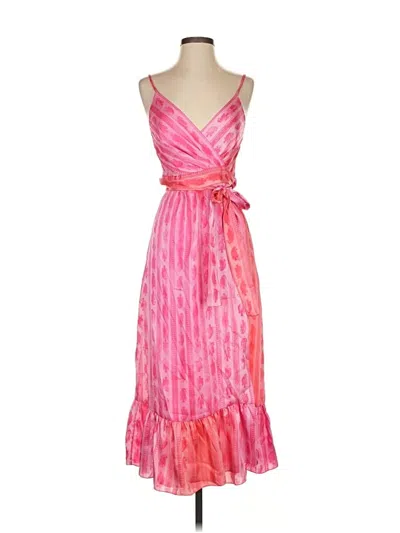 Pre-owned Sandro Cocktail Dress In Pink