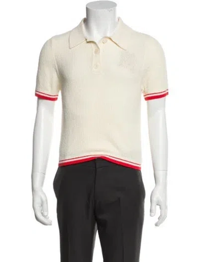 Pre-owned Sandro Colorblock Pattern Short Sleeve Shirt In Black