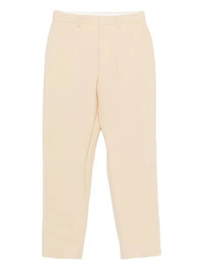 Sandro Concealed-fastening Trousers In Neutral