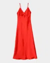 Sandro Floaty Dress With Straps In Poppy