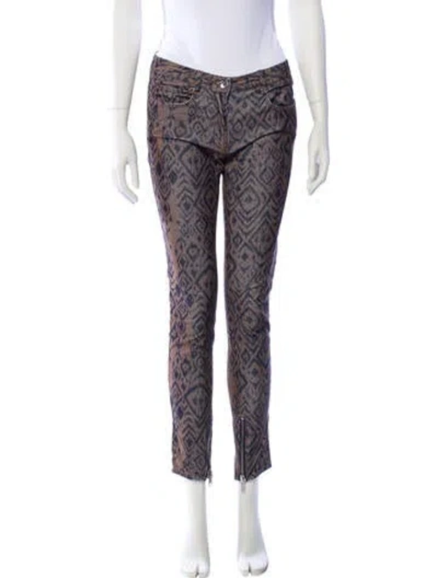 Pre-owned Sandro Corduroy Skinny Leg Pants In Neutral