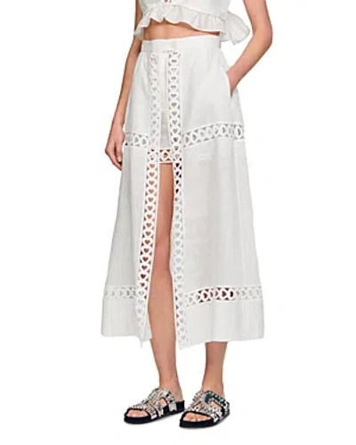 Sandro Corelle Shorts And Skirt In White