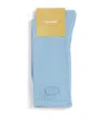 Sandro Cotton-blend Double S Socks In Blue