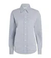 Sandro Cotton Bow Shirt In Blue