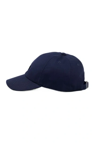 Sandro Cotton Cap In Navy Blue