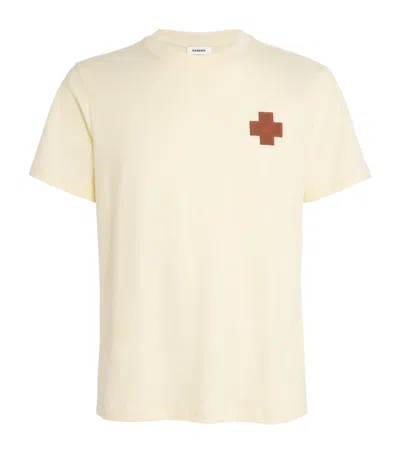 SANDRO COTTON CROSS T-SHIRT