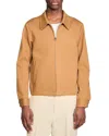 Sandro Cotton Jacket In Hazel