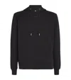 Sandro Cotton Logo Hoodie In Black