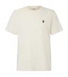 Sandro Cotton Logo-patch T-shirt In Neutral