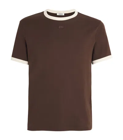 SANDRO COTTON LOGO T-SHIRT